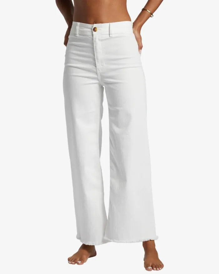 Womens Free Fall HighWaist Pants Salt Crystal 1 Billabong Jeans and Pants Womens Free Fall HighWaist Pants Salt Crystal 1 Billabong Jeans and Pants