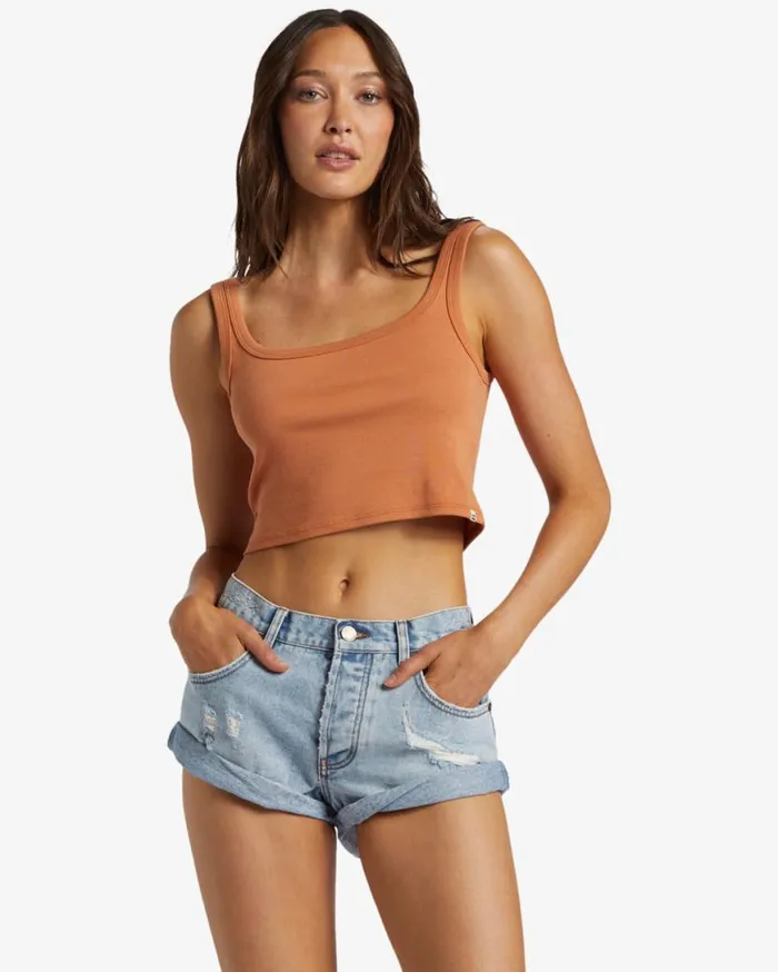 Womens Get Low Short Denim Shorts Light Wash Destroy Billabong Shorts