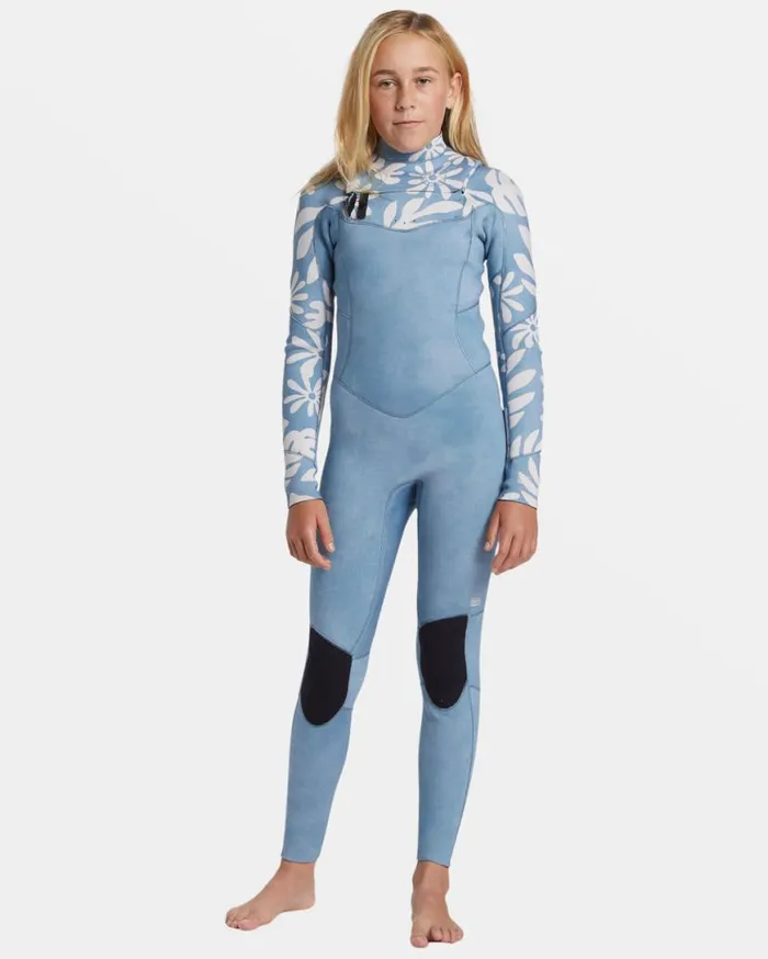 Womens Girls 816 32mm Salty Dayz Natural Chest Zip GBS Wetsuit Blue Shadow Billabong Girls039 Swimwear Womens Girls 816 32mm Salty Dayz Natural Chest Zip GBS Wetsuit Blue Shadow Billabong Girls039 Swimwear