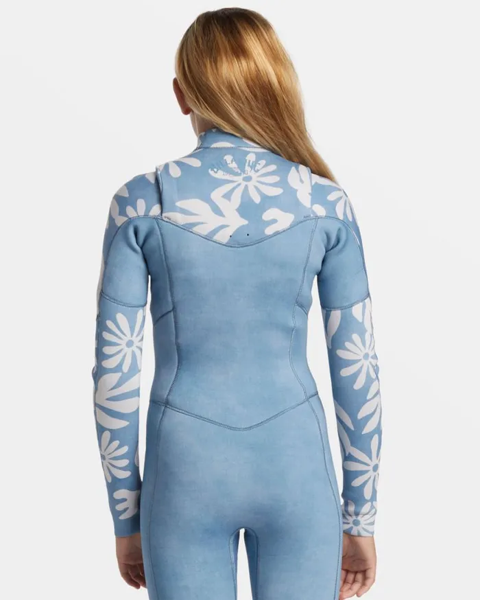 Womens Girls 816 32mm Salty Dayz Natural Chest Zip GBS Wetsuit Blue Shadow Billabong Girls039 Swimwear Womens Girls 816 32mm Salty Dayz Natural Chest Zip GBS Wetsuit Blue Shadow Billabong Girls039 Swimwear