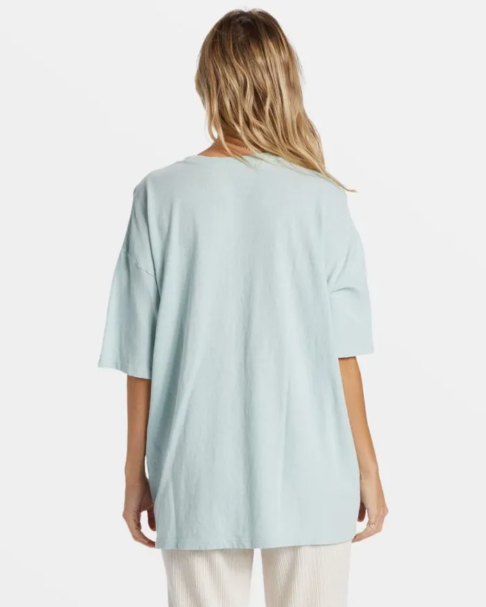 Womens Head In The Clouds TShirt Sea Fog Billabong Graphic Tees and Tanks Womens Head In The Clouds TShirt Sea Fog Billabong Graphic Tees and Tanks