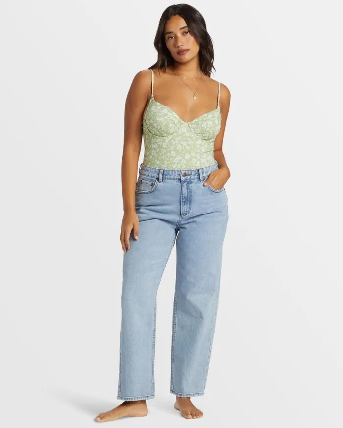 Womens High Tides StraightLeg Denim Pant Indigo Rinse Billabong Jeans and Pants Womens High Tides StraightLeg Denim Pant Indigo Rinse Billabong Jeans and Pants