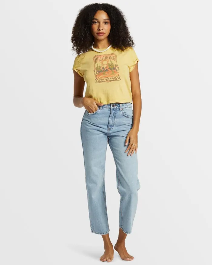 Womens High Tides StraightLeg Denim Pant Indigo Rinse Billabong Jeans and Pants Womens High Tides StraightLeg Denim Pant Indigo Rinse Billabong Jeans and Pants