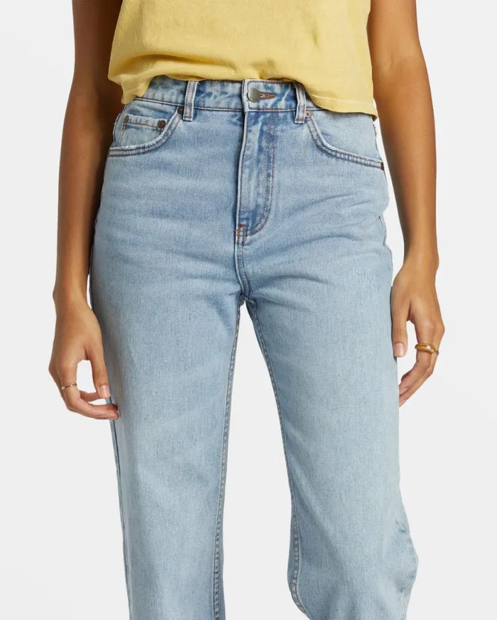 Womens High Tides StraightLeg Denim Pant Indigo Rinse Billabong Jeans and Pants Womens High Tides StraightLeg Denim Pant Indigo Rinse Billabong Jeans and Pants