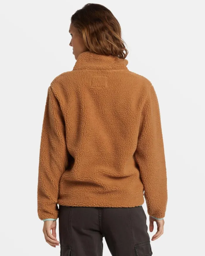 Womens Horizon HalfZip Fleece Sandalwood Billabong Sweatshirts and Fleece Womens Horizon HalfZip Fleece Sandalwood Billabong Sweatshirts and Fleece