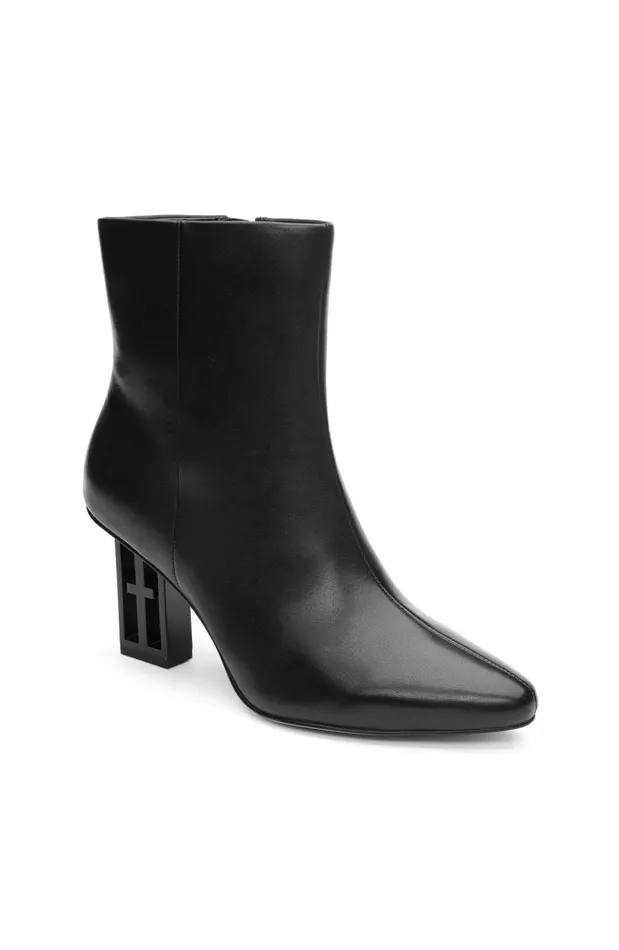 Womens Liverpool Los Angeles Boots CLAREMONT ICON HEEL SIDE ZIP BOOTIE Black