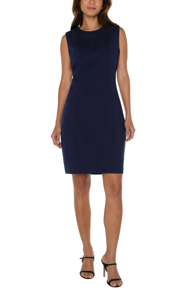 Womens Liverpool Los Angeles Dresses SLEEVELESS SHEATH DRESS Cadet Blue
