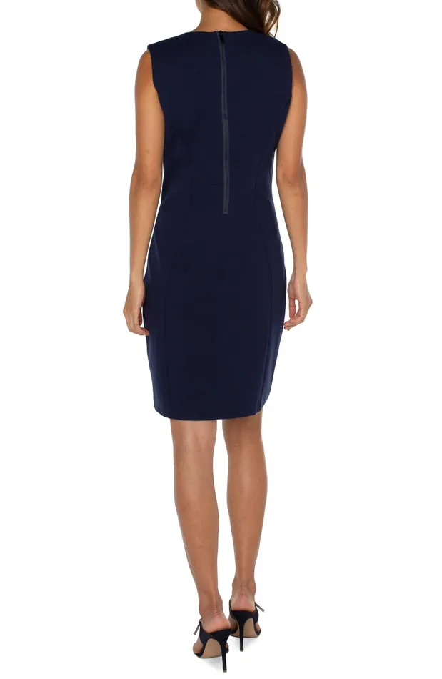 Womens Liverpool Los Angeles Dresses SLEEVELESS SHEATH DRESS Cadet Blue
