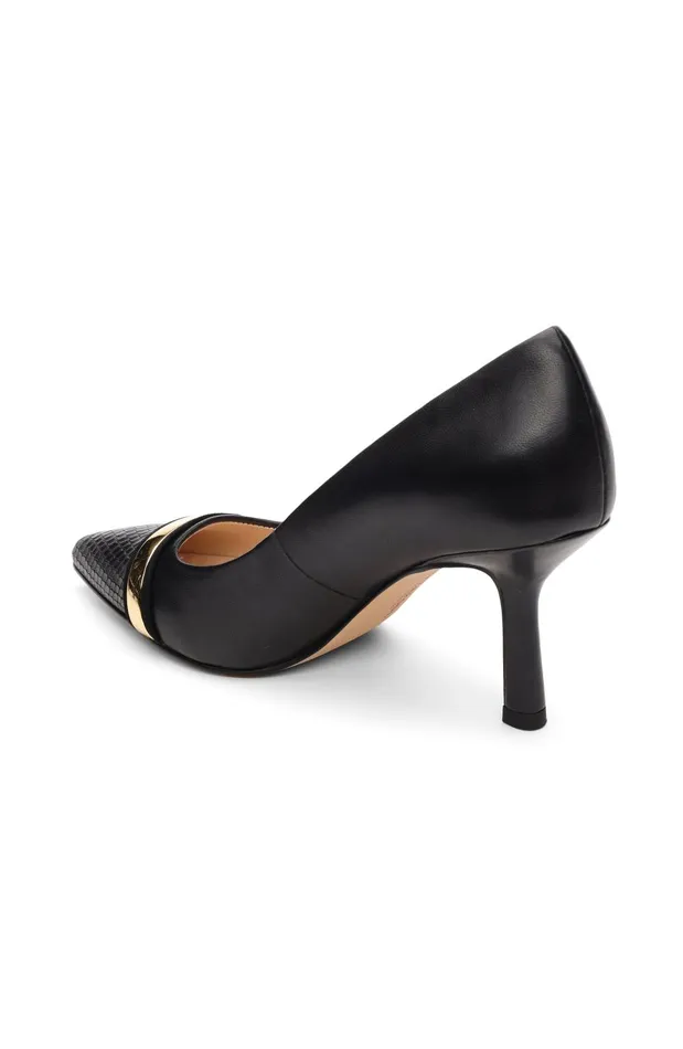 Womens Liverpool Los Angeles Heels BELAIR PUMP WITH EMBOSSED SNAKE Black