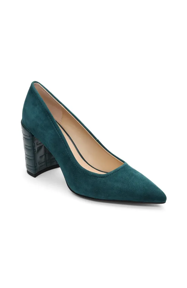 Womens Liverpool Los Angeles Heels BOULEVARD ICON BLOCK PUMP Dark Forest