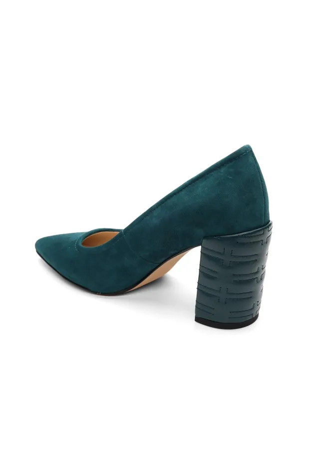 Womens Liverpool Los Angeles Heels BOULEVARD ICON BLOCK PUMP Dark Forest