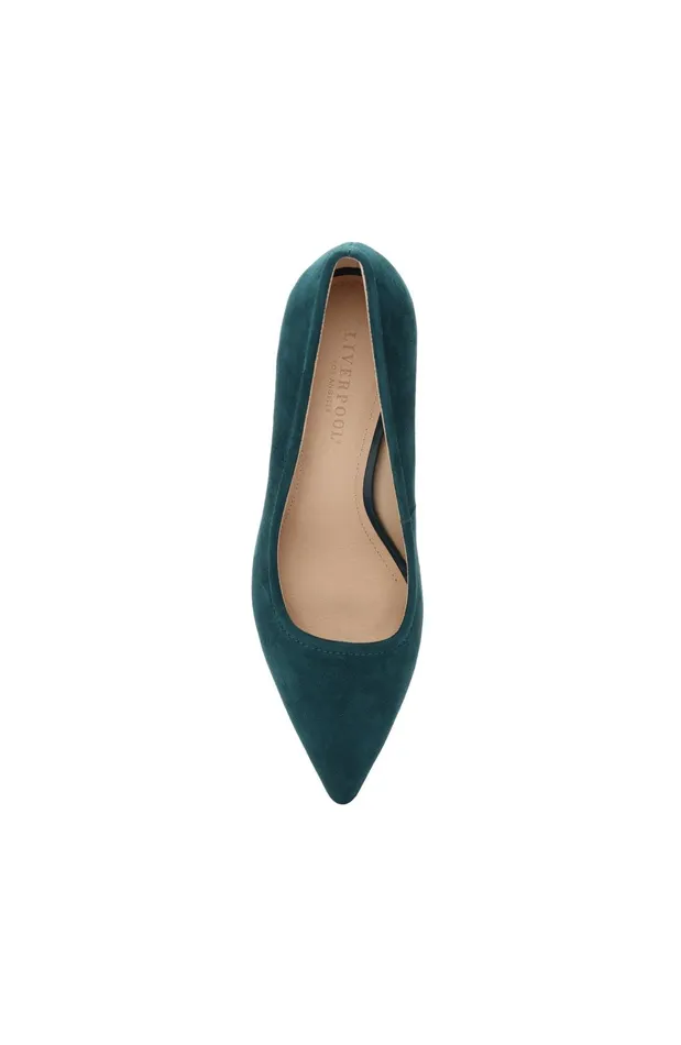 Womens Liverpool Los Angeles Heels BOULEVARD ICON BLOCK PUMP Dark Forest