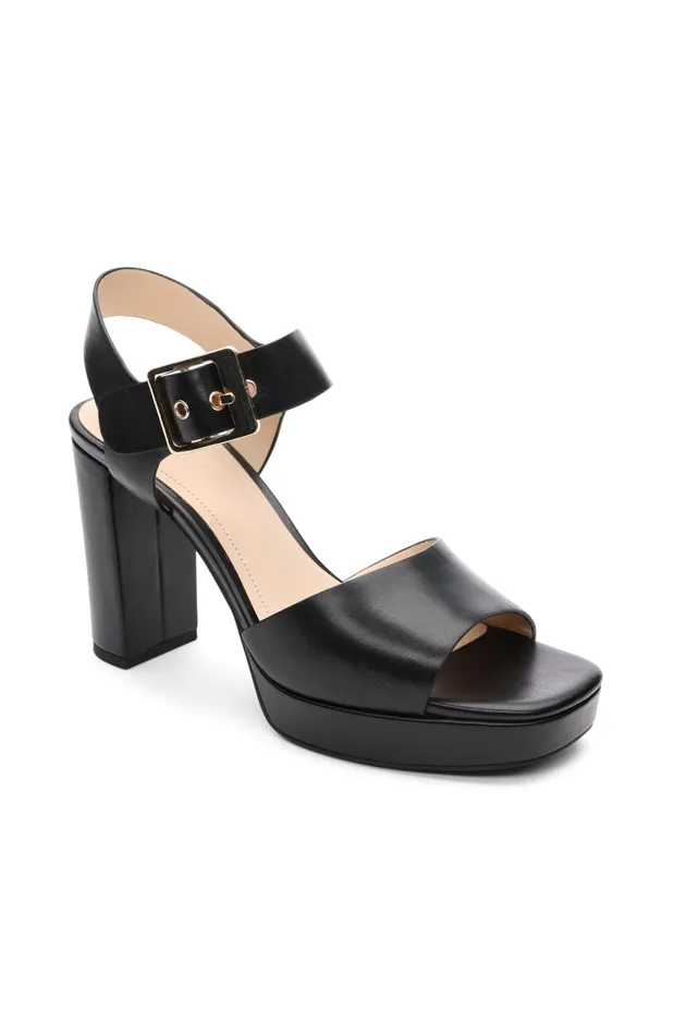Womens Liverpool Los Angeles Heels CELEBRITY ANKLE STRAP HEEL Black