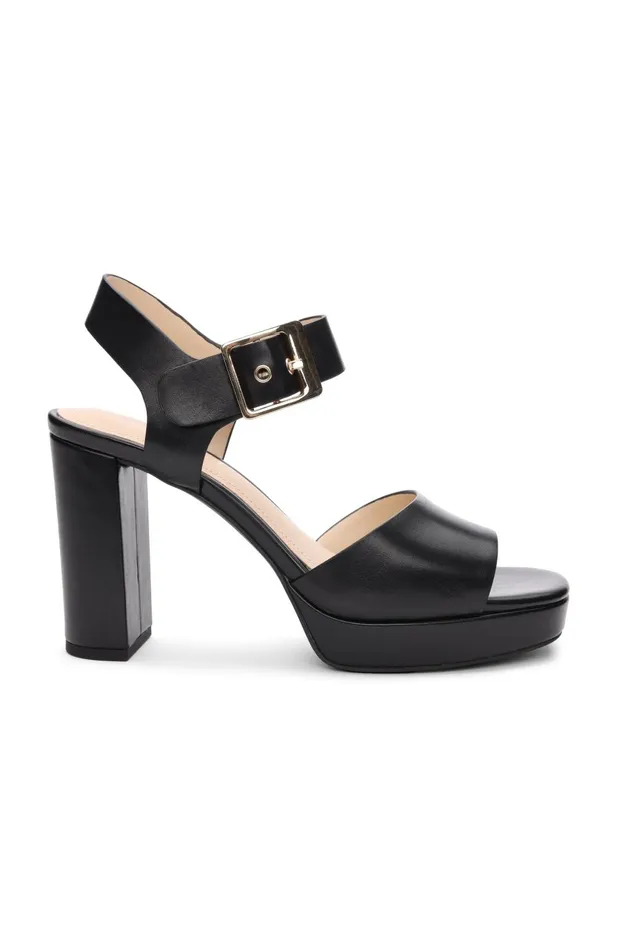 Womens Liverpool Los Angeles Heels CELEBRITY ANKLE STRAP HEEL Black