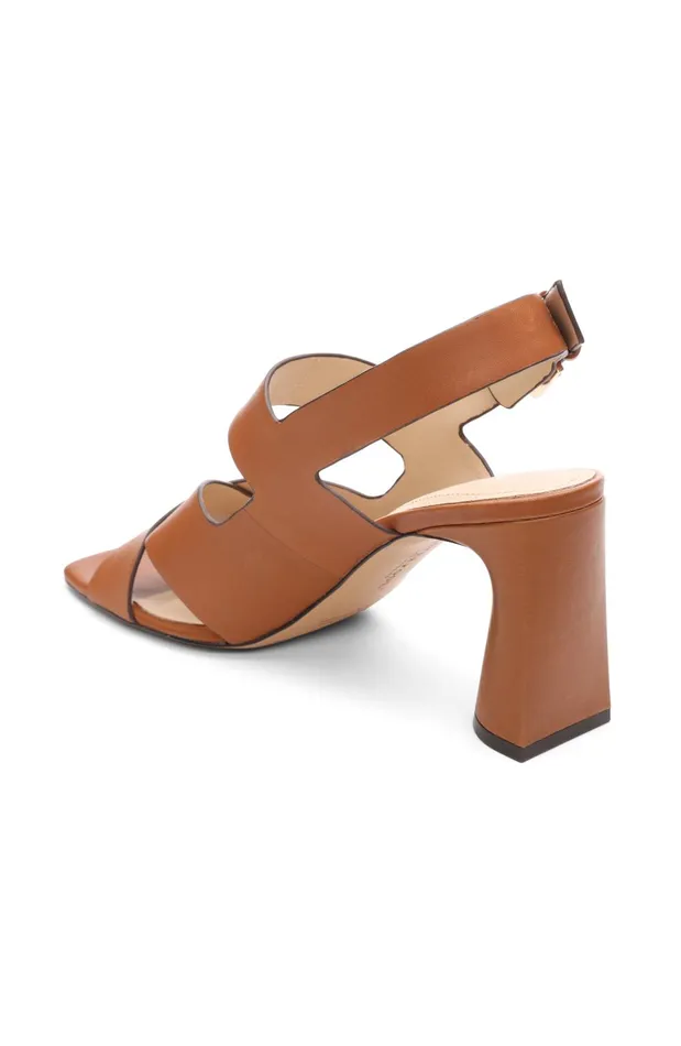 Womens Liverpool Los Angeles Heels PARAMOUNT CROSS STRAP HEEL Luggage