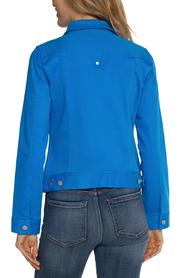 Womens Liverpool Los Angeles Jackets CLASSIC JEAN JACKET Diva Blue