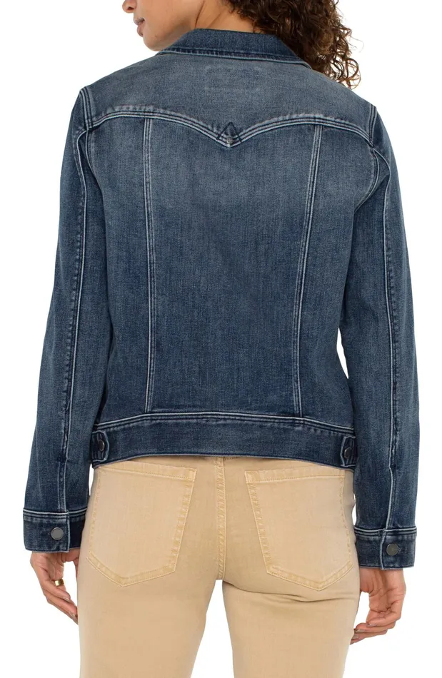 Womens Liverpool Los Angeles Jackets CLASSIC JEAN JACKET Ponderay