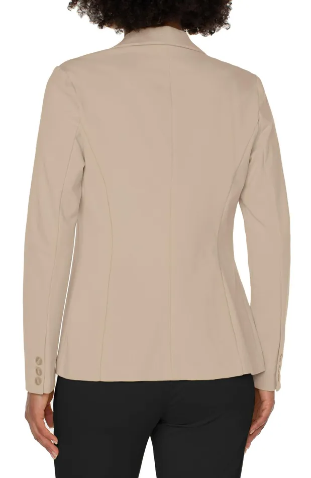 Womens Liverpool Los Angeles Jackets FITTED BLAZER Biscuit Tan