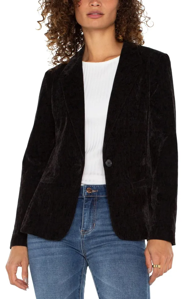 Womens Liverpool Los Angeles Jackets FITTED BLAZER Black