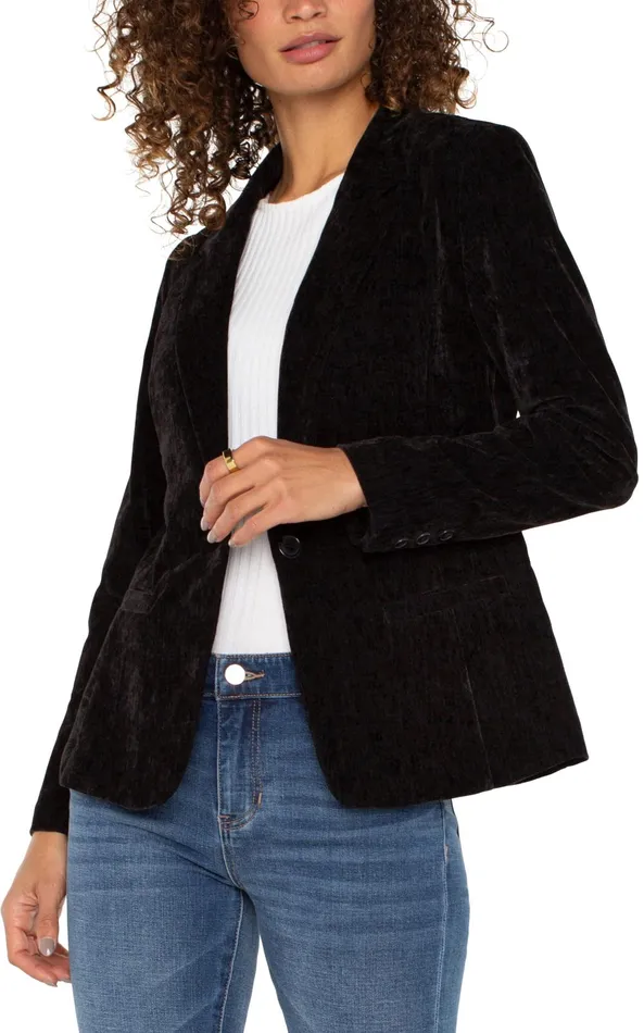 Womens Liverpool Los Angeles Jackets FITTED BLAZER Black