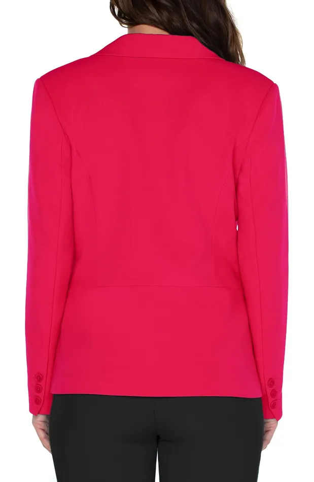 Womens Liverpool Los Angeles Jackets NOTCH COLLAR BLAZER Pink Punch