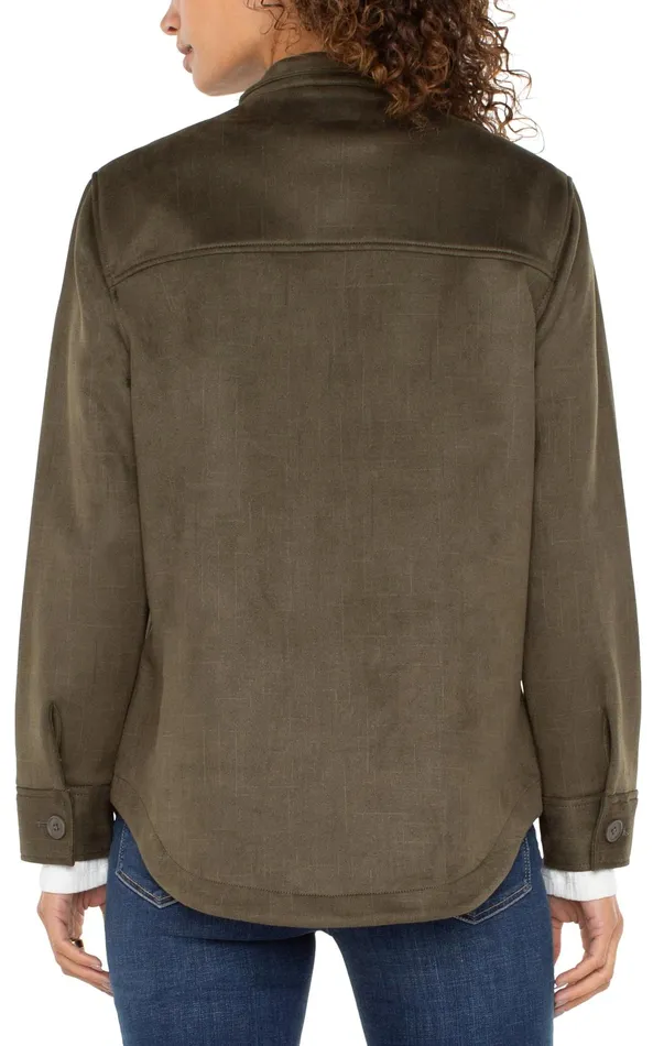 Womens Liverpool Los Angeles Jackets UTILITY JACKET Olive