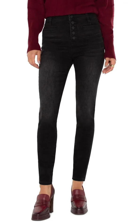 Womens Liverpool Los Angeles Jeans ABBY HIRISE ANKLE SKINNY Lost Creek