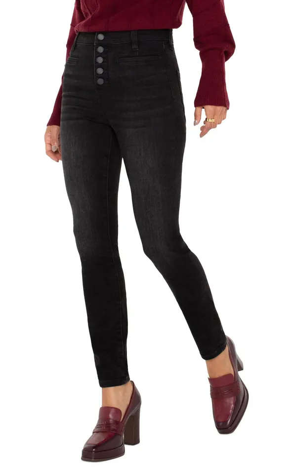 Womens Liverpool Los Angeles Jeans ABBY HIRISE ANKLE SKINNY Lost Creek