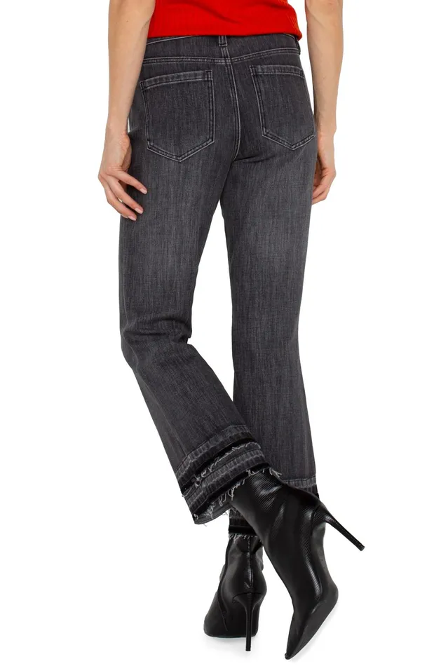 Womens Liverpool Los Angeles Jeans HANNAH CROP FLARE WITH LET DOWN HEM Hindsdale