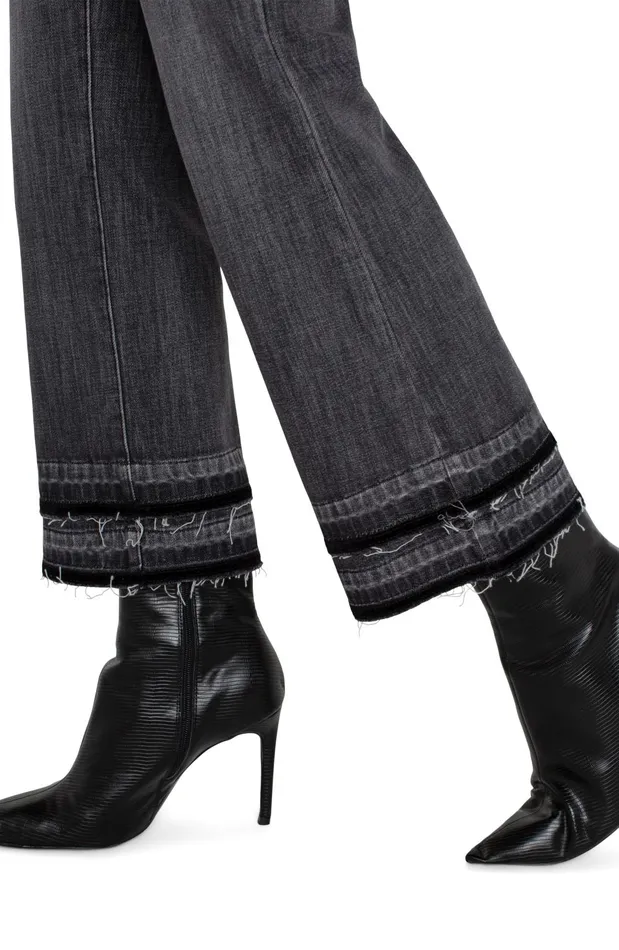 Womens Liverpool Los Angeles Jeans HANNAH CROP FLARE WITH LET DOWN HEM Hindsdale