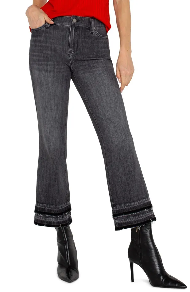 Womens Liverpool Los Angeles Jeans HANNAH CROP FLARE WITH LET DOWN HEM Hindsdale