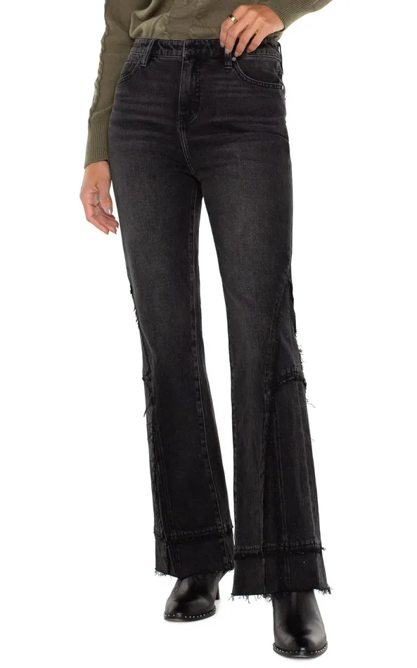 Womens Liverpool Los Angeles Jeans HANNAH FLARE WITH CRAFTY SEAMING Mooreland