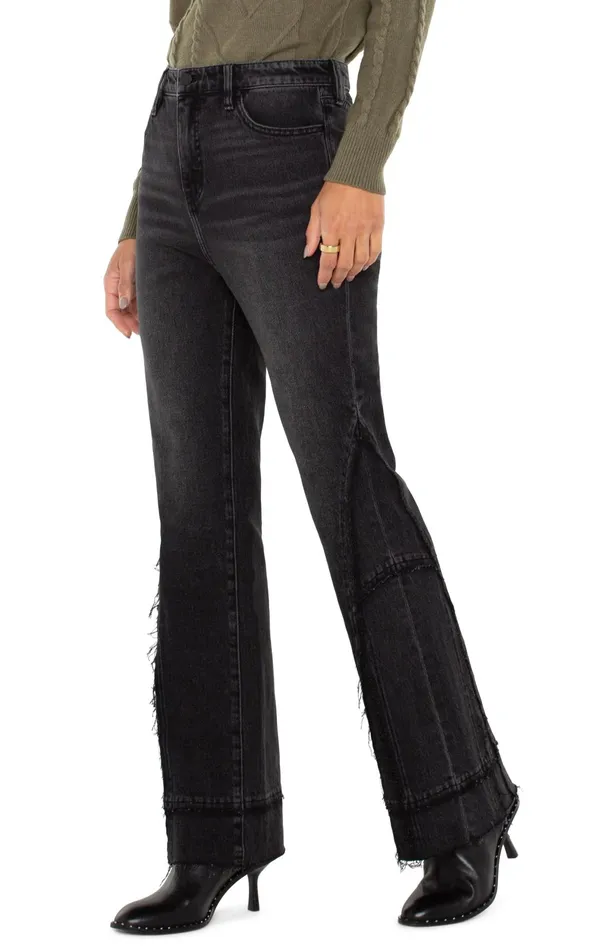 Womens Liverpool Los Angeles Jeans HANNAH FLARE WITH CRAFTY SEAMING Mooreland