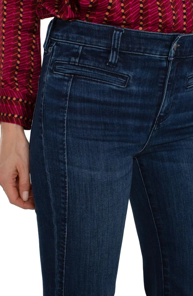 Womens Liverpool Los Angeles Jeans HANNAH FLARE WITH WELT POCKETS Mount Dora