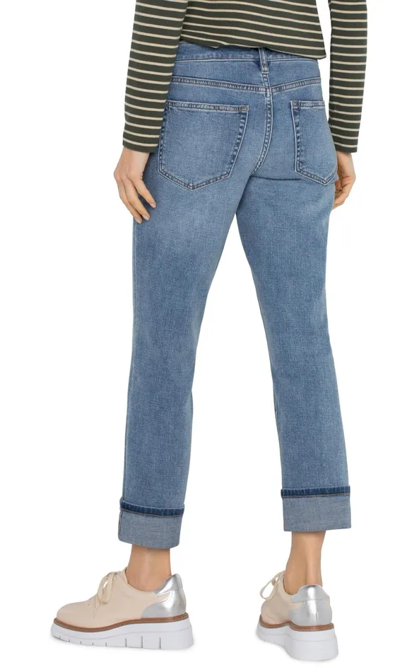 Womens Liverpool Los Angeles Jeans MARLEY GIRLFRIEND CUFFED Vineland