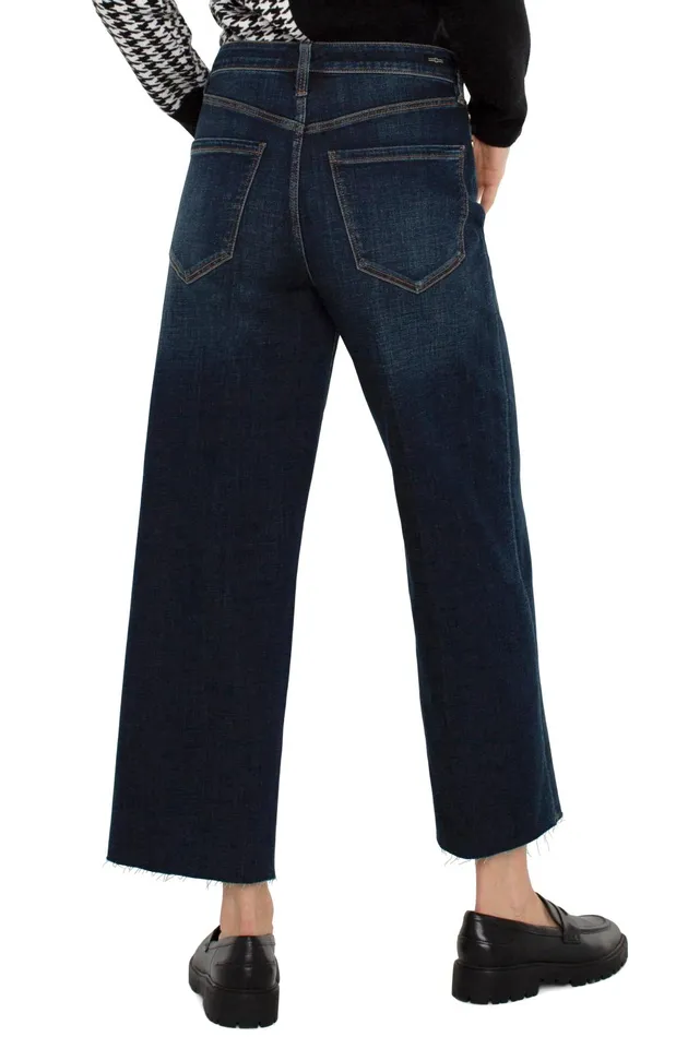 Womens Liverpool Los Angeles Jeans STRIDE HIRISE WITH CUT HEM Eastmoor