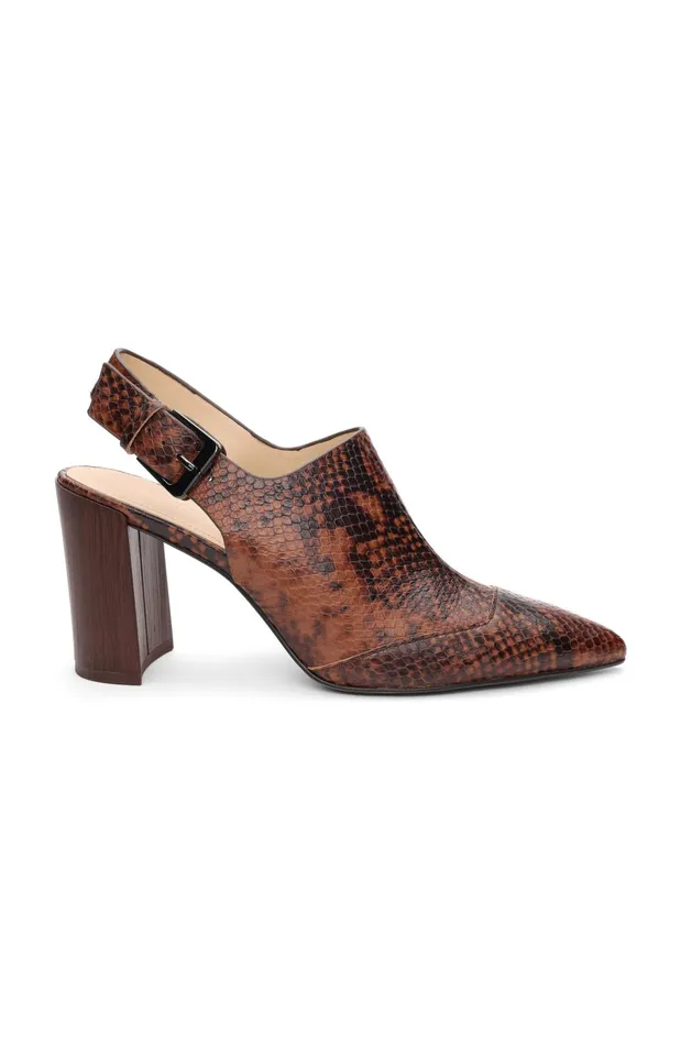 Womens Liverpool Los Angeles Mules BARSTOW SLING BACK MULE Deep Honey