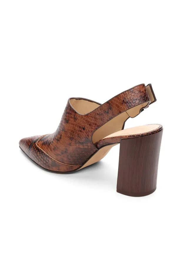 Womens Liverpool Los Angeles Mules BARSTOW SLING BACK MULE Deep Honey
