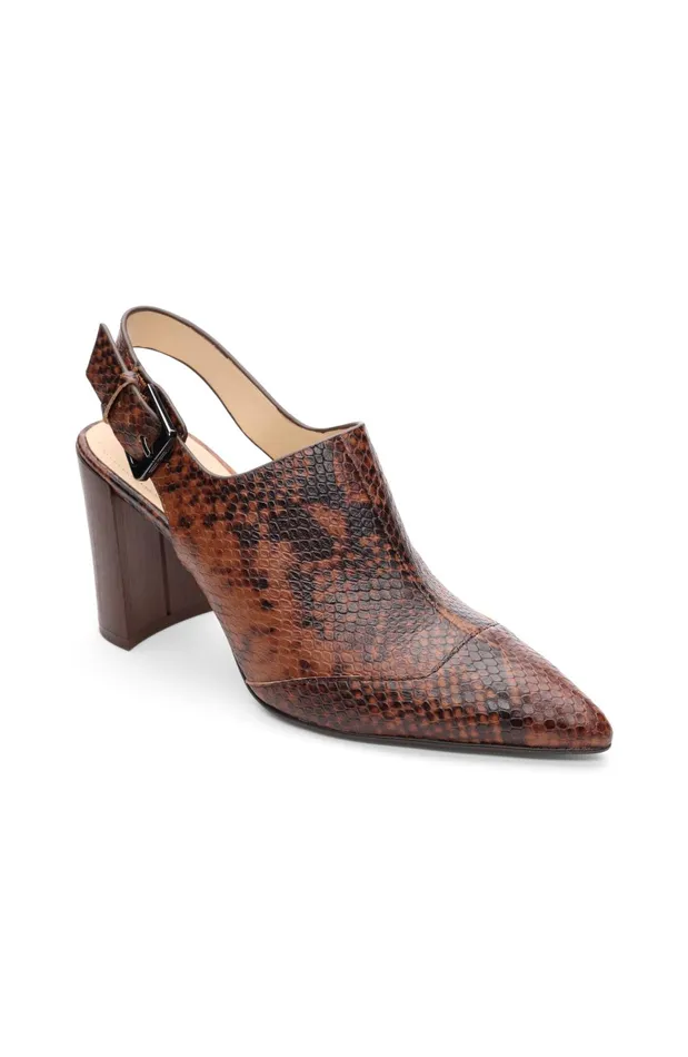 Womens Liverpool Los Angeles Mules BARSTOW SLING BACK MULE Deep Honey