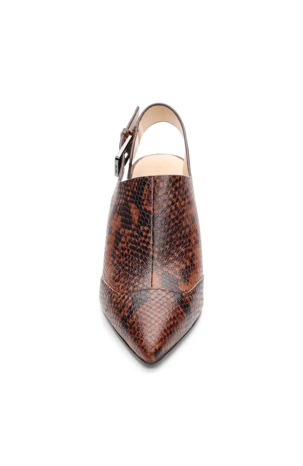 Womens Liverpool Los Angeles Mules BARSTOW SLING BACK MULE Deep Honey