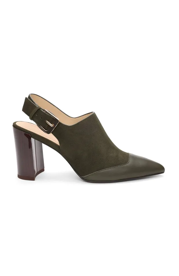 Womens Liverpool Los Angeles Mules BARSTOW SLING BACK MULE Olive