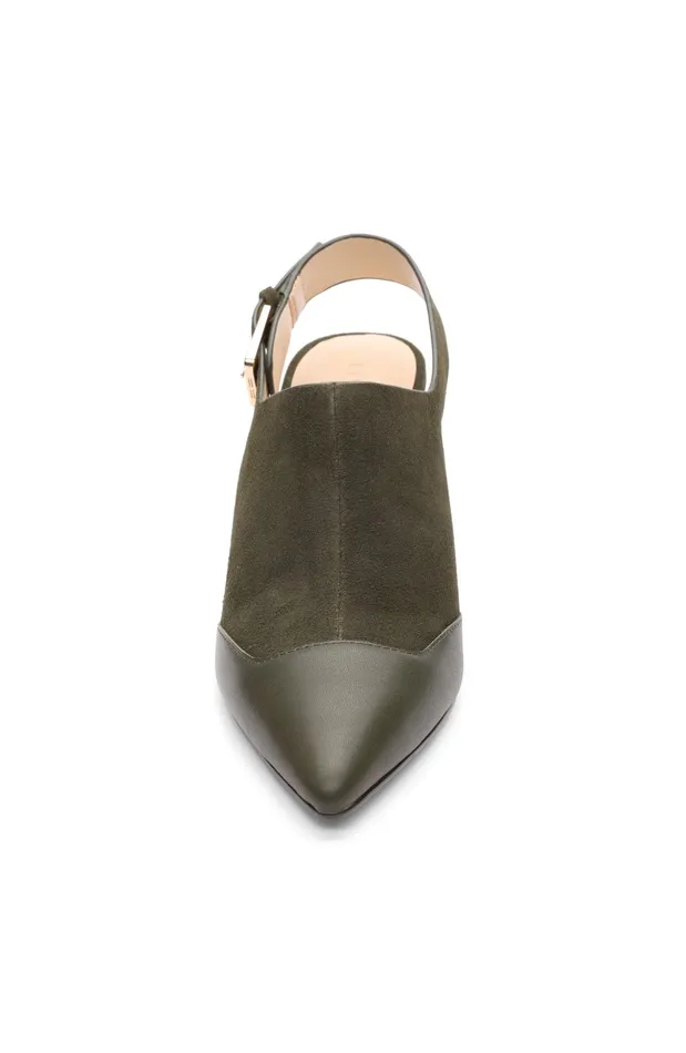 Womens Liverpool Los Angeles Mules BARSTOW SLING BACK MULE Olive