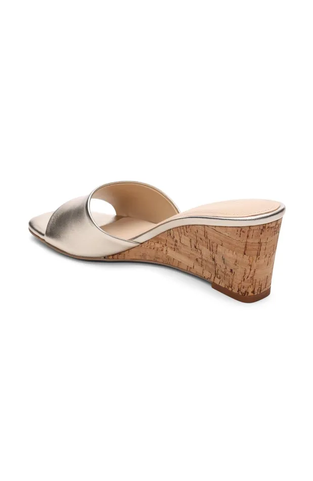 Womens Liverpool Los Angeles Mules FLOWERS WEDGE MULE Gold