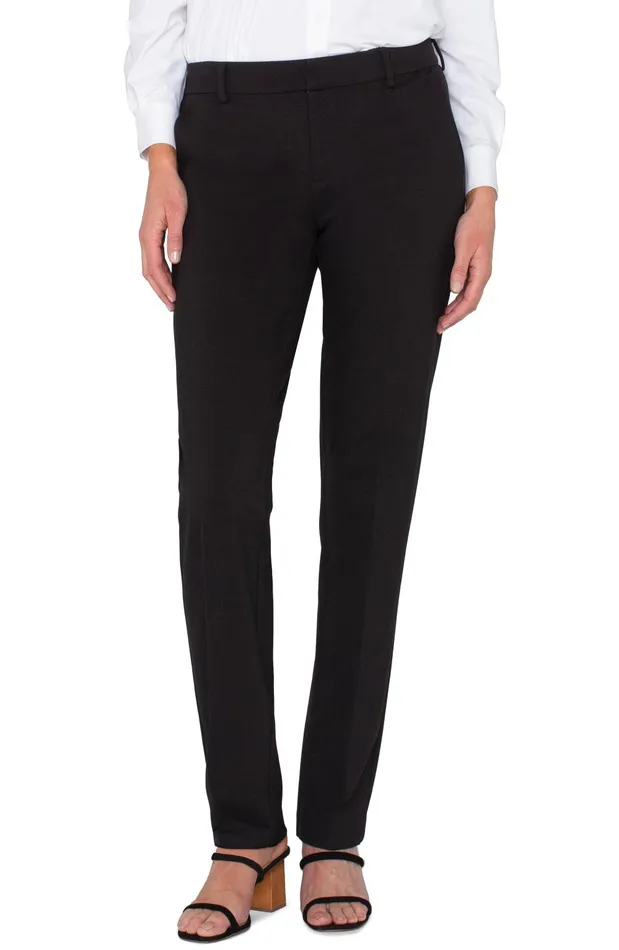 Womens Liverpool Los Angeles Pants KELSEY KNIT TROUSER SUPER STRETCH 8211 TALL Black