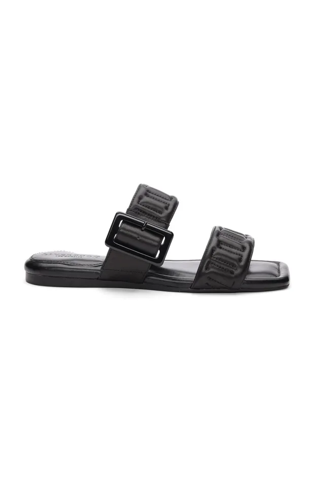 Womens Liverpool Los Angeles Sandals DOWNTOWN LOGO STITCH SANDAL Black