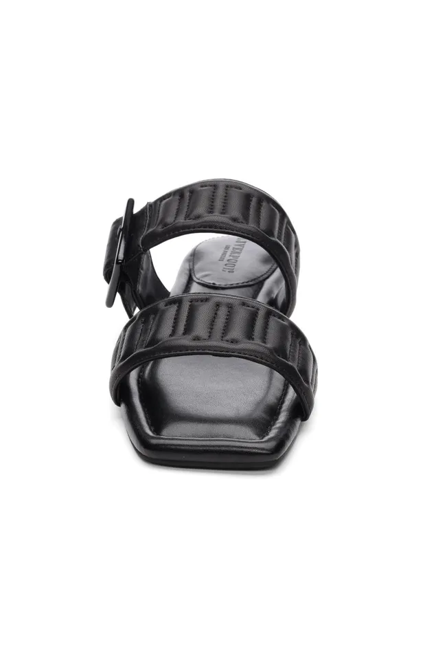 Womens Liverpool Los Angeles Sandals DOWNTOWN LOGO STITCH SANDAL Black
