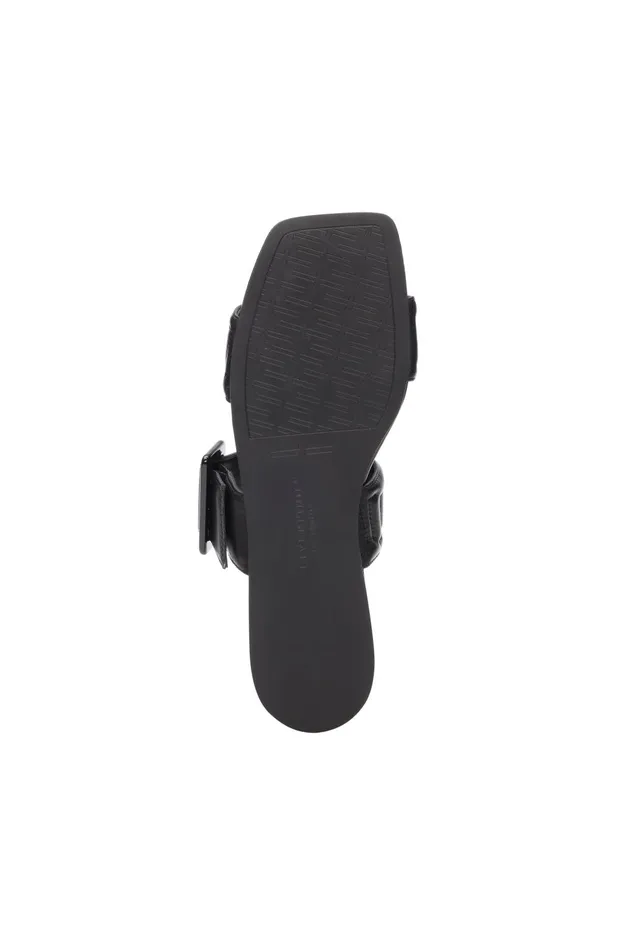 Womens Liverpool Los Angeles Sandals DOWNTOWN LOGO STITCH SANDAL Black