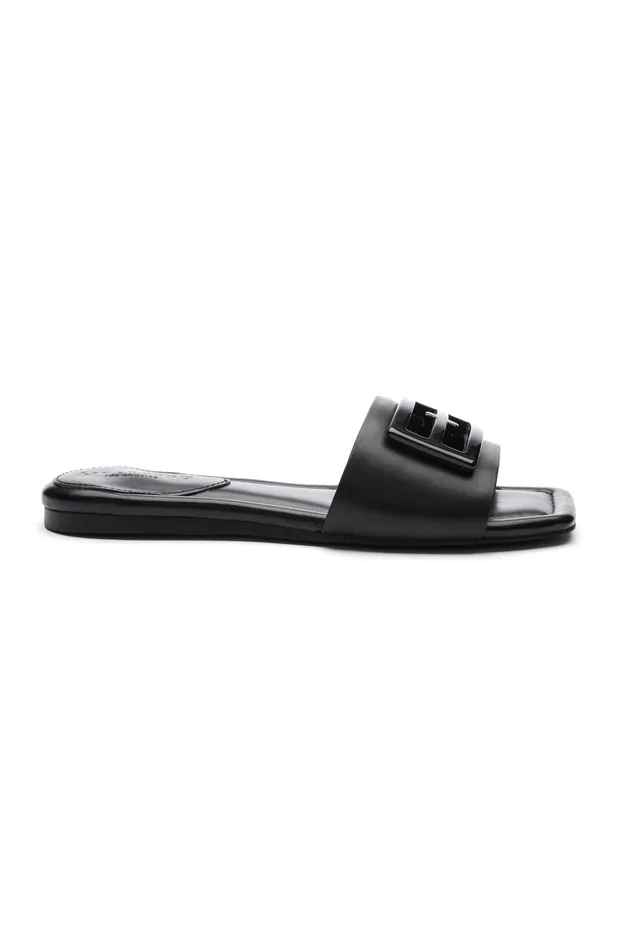 Womens Liverpool Los Angeles Sandals DUNBAR LOGO MEDALLION SANDALS Black