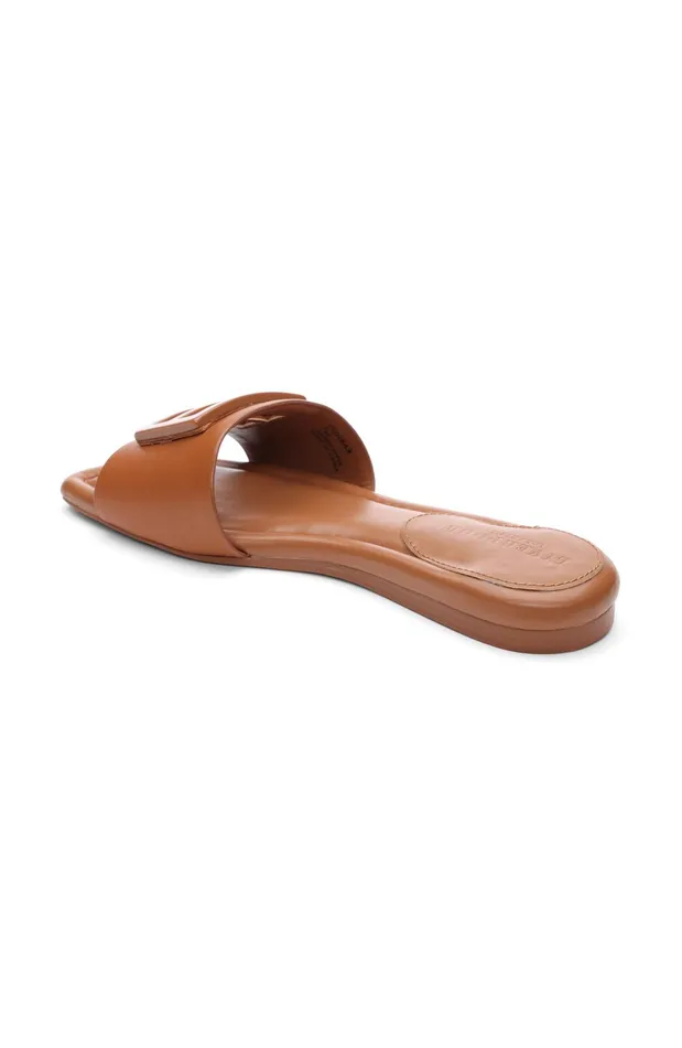 Womens Liverpool Los Angeles Sandals DUNBAR LOGO MEDALLION SANDALS Luggage