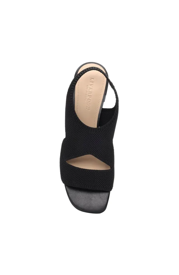 Womens Liverpool Los Angeles Sandals PACIFIC SLIP ON SANDAL WITH MINI BLOCK HEEL Black